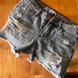 Dear John distressed jean shorts sz 24. Like NEW! ✨